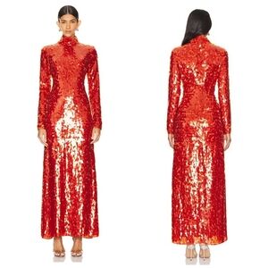 SIMONMILLER Chili Sculpty Sequin Dress 3